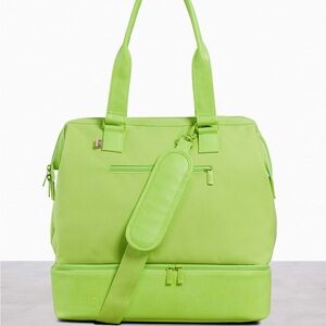 BEIS Lime Green Travel Bag